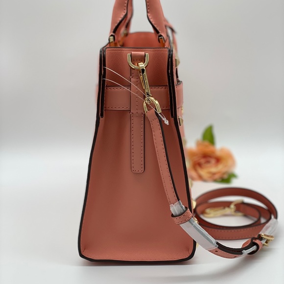 MICHAEL KORS RAYNE MEDIUM EW SATCHEL PEACH - Picture 6 of 16